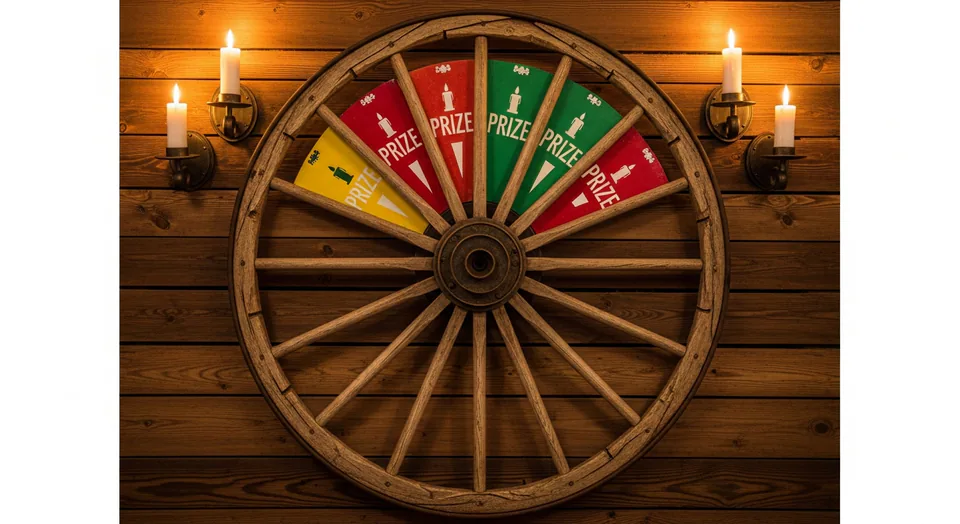 Wagon Wheel Spin fortune wheel game